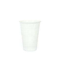 White PP Plastic Cups 16oz 25pk