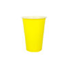 Yellow PP Plastic Cups 16oz 25pk