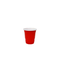 Red PP Plastic Shot Cups 2oz 50pk