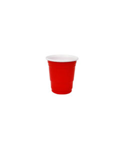 Red PP Plastic Shot Cups 2oz 50pk