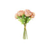 Peach Rose 7 Heads 30cm