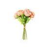 Peach Rose 7 Heads 30cm