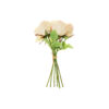 Cream Rose 7 Heads 30cm