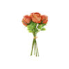 Orange Rose 7 Heads 30cm