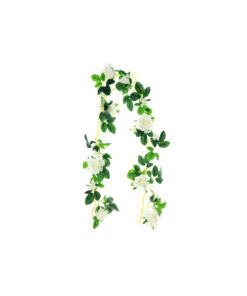 White Small Rose Garland 110cm