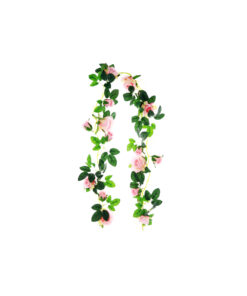 Pink Small Rose Garland 110cm