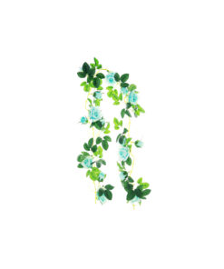 Blue Small Rose Garland 110cm