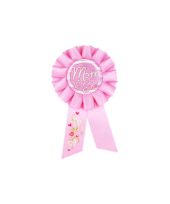 Pink Mom To Be Badge 8x15.5cm