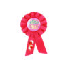 Pink Glitter Birthday Girl Badge 8x15.5cm