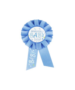 Welcome Baby Boy Badge 8x15.5cm
