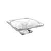 Square Glass Cake Stand 29.5x12.5cm