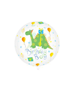 Dinosaur Transparent Sphere Balloon 15in