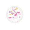 Unicorn Transparent Sphere Balloon 15in