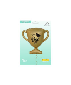 Alternative view of Graduation Trophy Foil Balloon 55x55cm