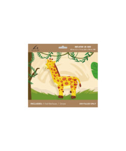 Alternative view of 3D Giraffe Foil Balloon 69x71x30cm