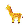 3D Giraffe Foil Balloon 69x71x30cm