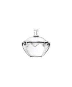Glass Candy Bowl With Lid 12cm