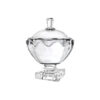 Glass Candy Bowl With Lid 18.5cm