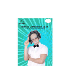 Half Bald Old Man Dress Up Kit