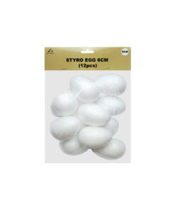 Alternative view of Styrofoam Egg 6cm 12pk