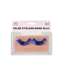 Dark Blue Metallic False Eyelashes
