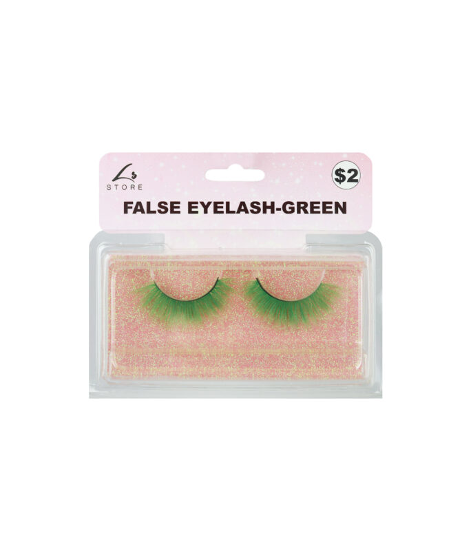 Green False Eyelashes LookSharpStore