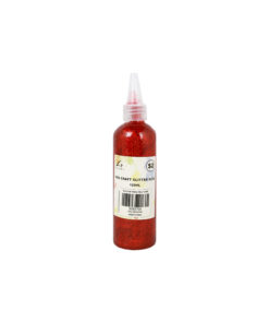 Red Craft Glitter Glue 120ml
