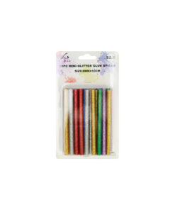 Glitter Hot Glue Sticks 8mmx10cm 30pk