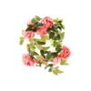 Peach Big Rose Garland 210cm
