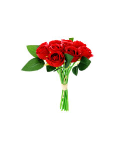 Red Fragrance Rose 12 Head 24cm