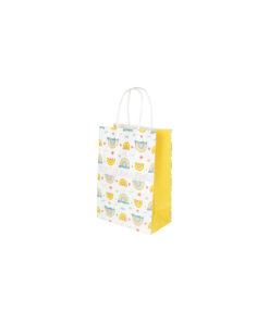 Rainbow Printed Small Paper Bags 21cm 4pk