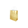 Gold Matte Small Paper Bags 21cm 4pk