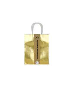 Alternative view of Gold Matte Medium Paper Bags 27cm 3pk