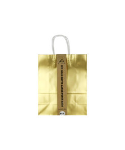 Alternative view of Gold Matte Large Paper Bags 32cm 2pk