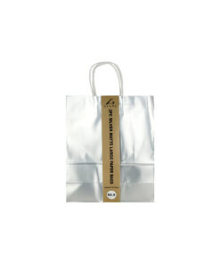 Alternative view of Silver Matte Large Paper Bags 32cm 2pk