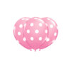 Light Pink Polka Dots Latex Balloons 12inch 20pk