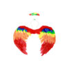 Rainbow Angel Wings & Headband 55cm