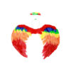 Rainbow Angel Wings & Headband 80cm