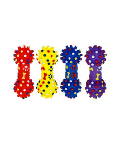 Dumbbell Squeaky Dog Toy Assorted