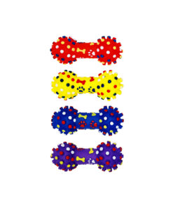 Dumbbell Squeaky Dog Toy Assorted