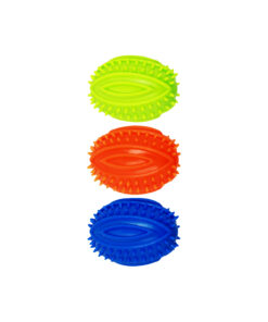 Spikey Ball Squeaky Dog Toy Assorted