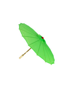 Green Small Fabric Parasol 26cm