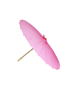 Light Pink Large Fabric Parasol 40cm
