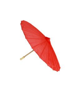 Red Large Fabric Parasol 40cm