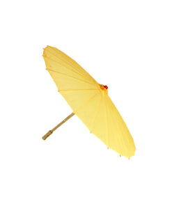 Yellow Large Fabric Parasol 40cm