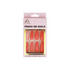 Dark Salmon Press On Nails 24pc