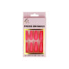 Hot Pink Press On Nails 24pc