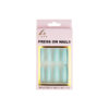 Light Blue Press On Nails 24pc
