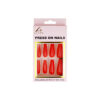 Red Press On Nails 24pc