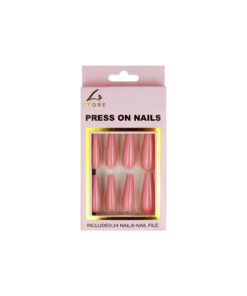 Soot Pink Press On Nails 24pc